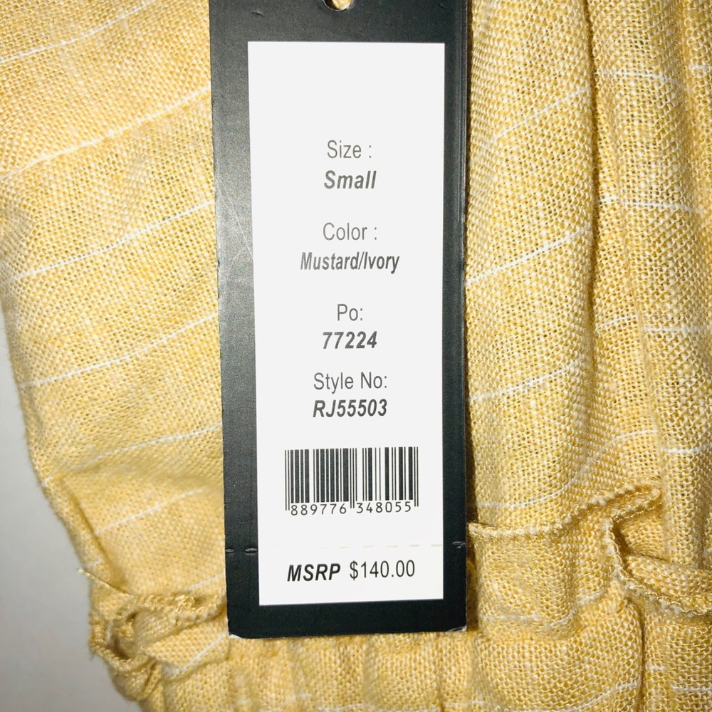 NWT Romeo & Juliet Couture Linen Jumpsuit Size S - Picture 5 of 8